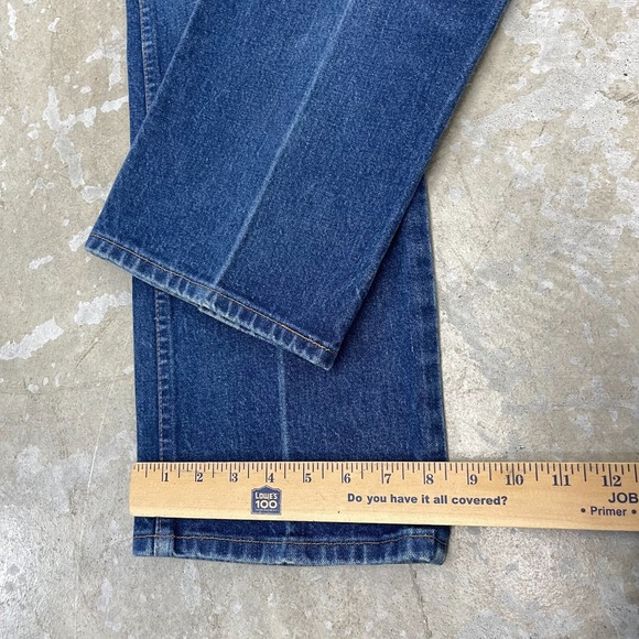 Vintage Wrangler Jeans Mens 36x33 Blue Pants 936 Cowboy Western Denim Tag 36x34 - Picture 12 of 15